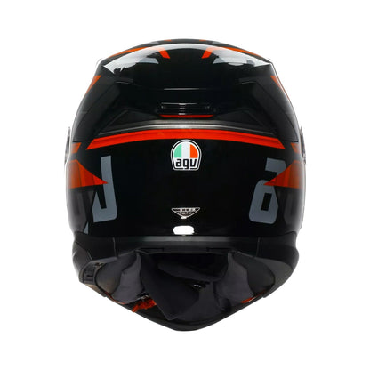 Agv K7 Helmet Taurax Black/Red Gloss
