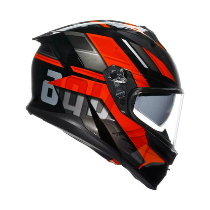 Agv K7 Helmet Taurax Black/Red Gloss