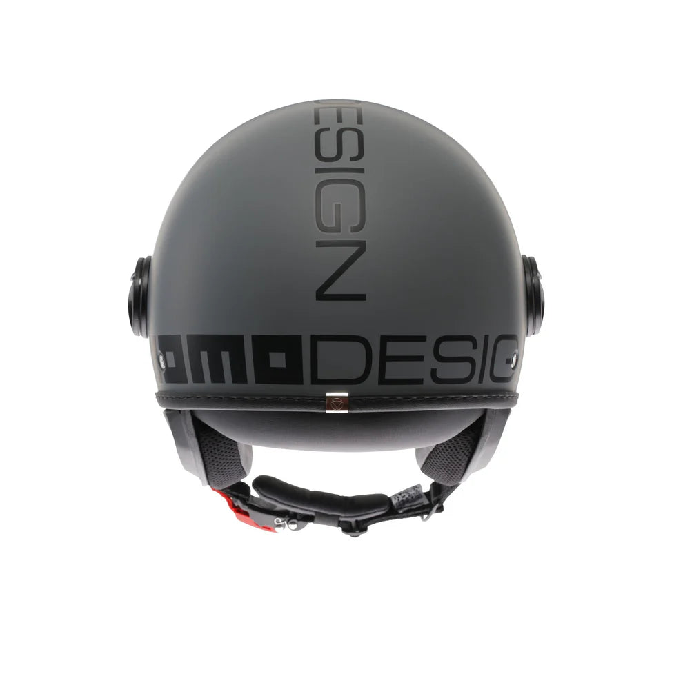 Casco moto jet FGTR EVO Mono E2206 blu primavera opaco / silver
