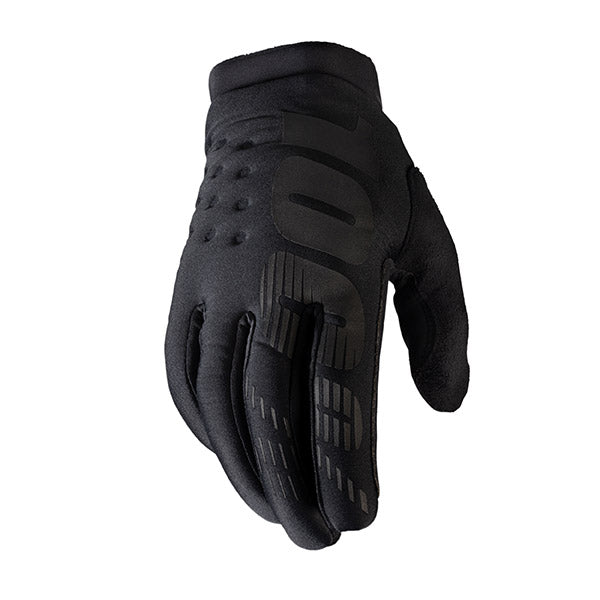 GUANTI 100% BRISKER YOUTH BLACK (S)