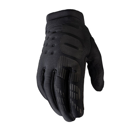 GUANTI 100% BRISKER YOUTH BLACK (XL)