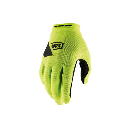 GUANTI 100% RIDECAMP FLUO YELLOW (L)