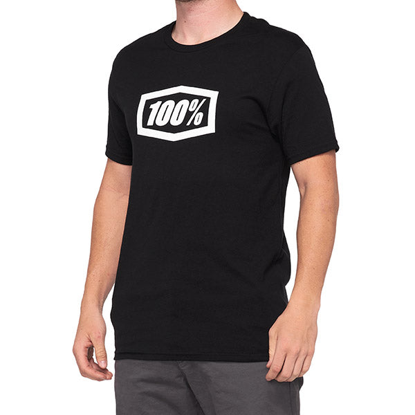 T-SHIRT 100% ESSENTIAL BLACK (TAGLIA M)