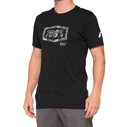 T-SHIRT 100% ESSENTIAL BLACK/SNAKE (TAGLIA XXL)