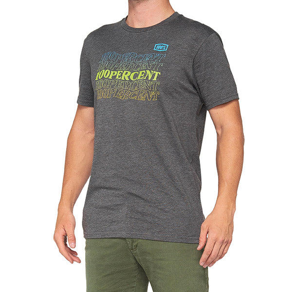 T-SHIRT 100% SILVA CHARCOAL HEATHER (TAGLIA M)