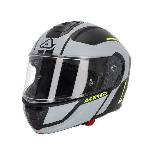 Acerbis TDC Helmet Black/Grey/Yellow Fluo Matt