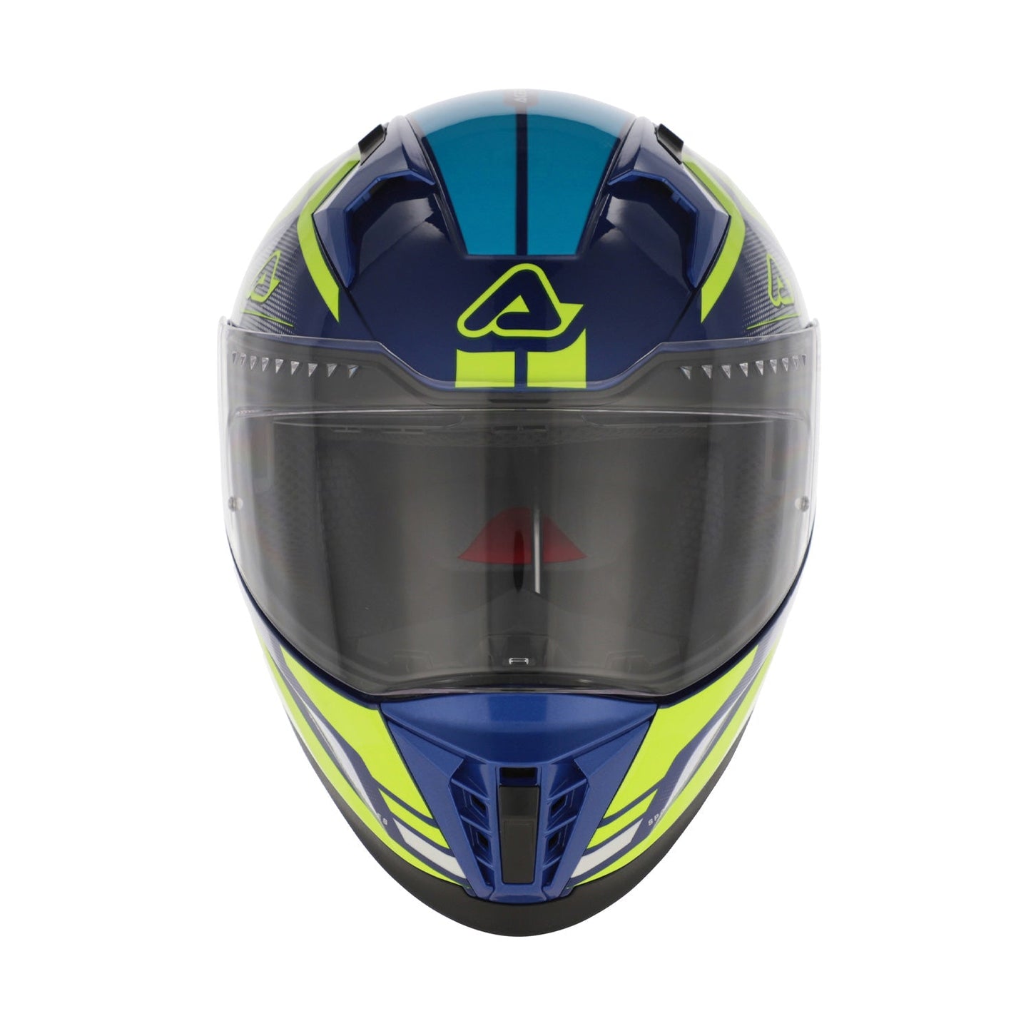 Acerbis X-Way Graphic Helmet Blue/Yellow Gloss