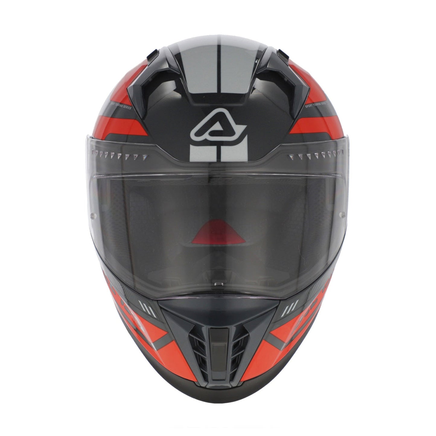 Acerbis X-Way Graphic Helmet Orange/Grey Gloss