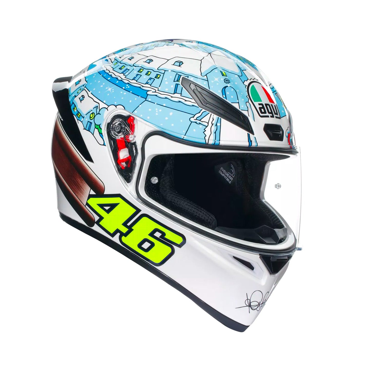 Agv K1 S E22.06 Helmet Rossi Winter Test 2017