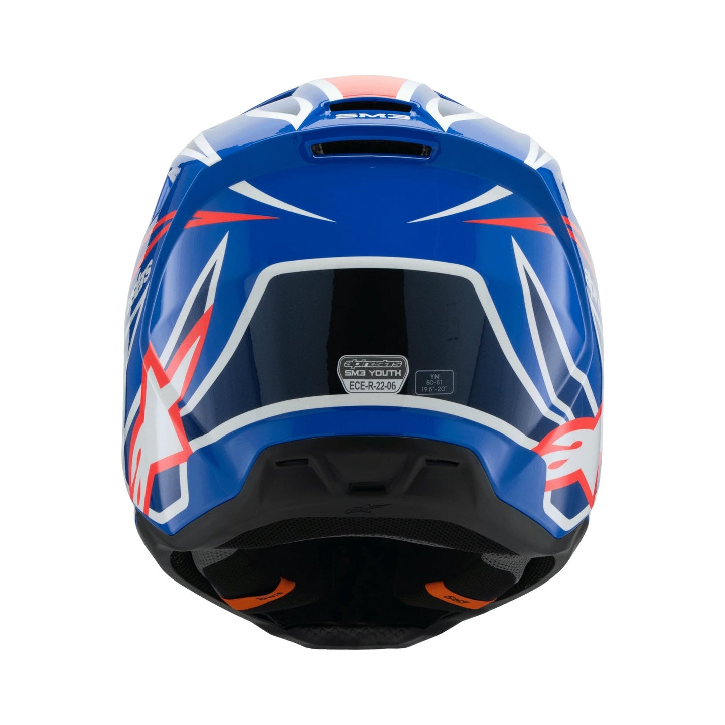 Alpinestars SM3 Youth Wurx Blue/Red/White/Black Gloss