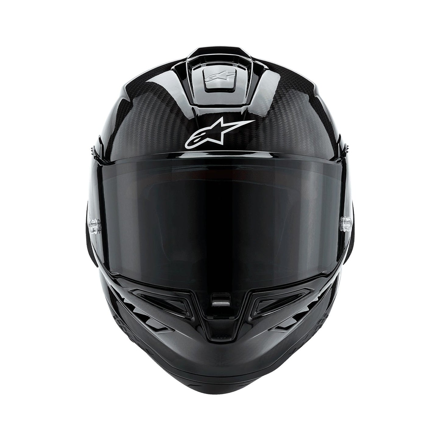 Alpinestars Supertech R10 Helmet Black Carbon Gloss