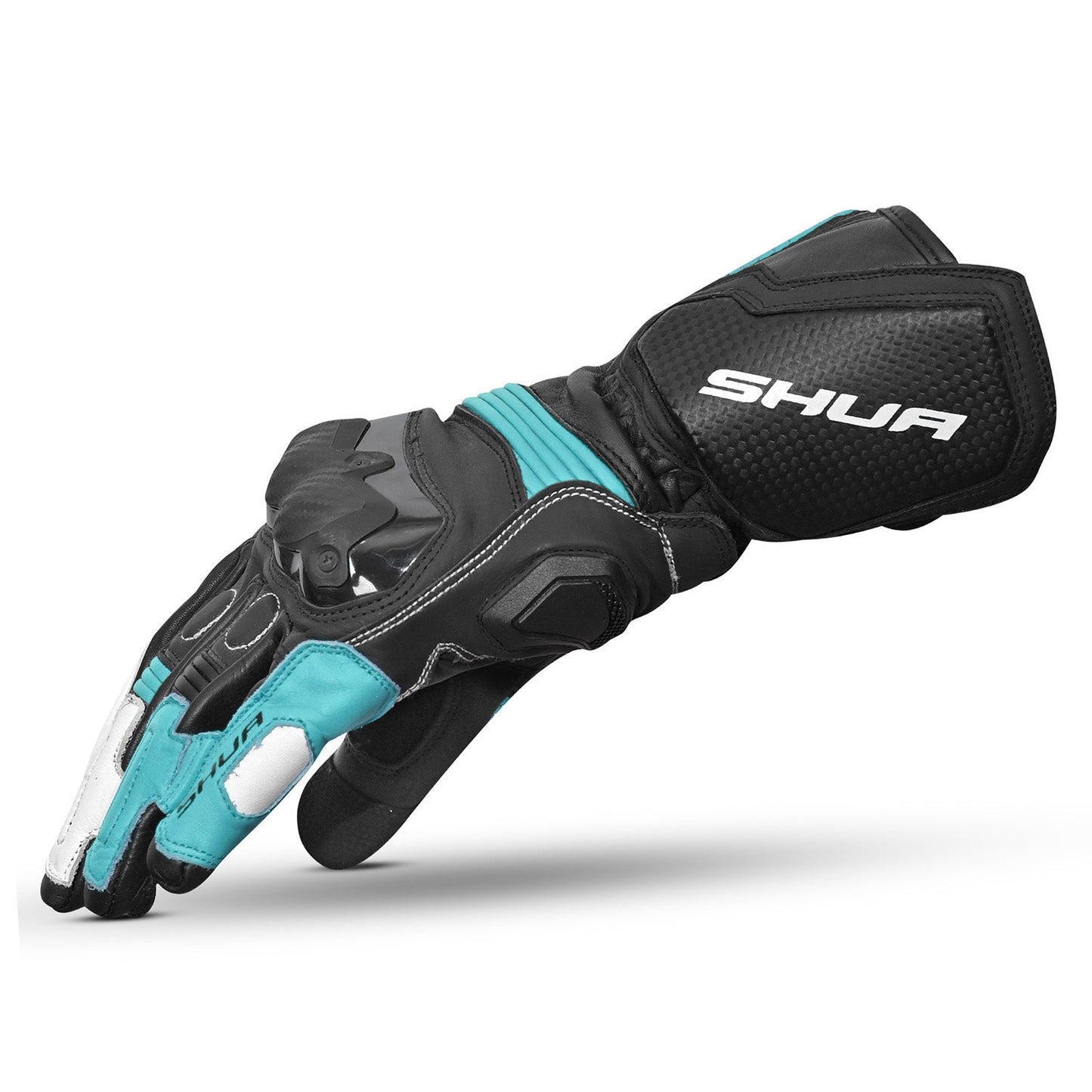 SHUA RANGER PRO GUANTI DE DONNA NERO BIANCO TURQUISE