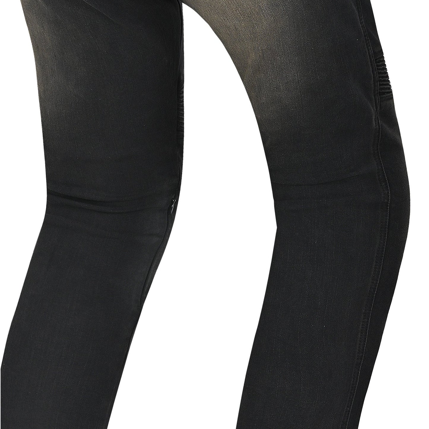 R-TECH VALENCIA PANTALONI DE DONNA DENIM JEANS  NERO KHAKI TINT SPRAY