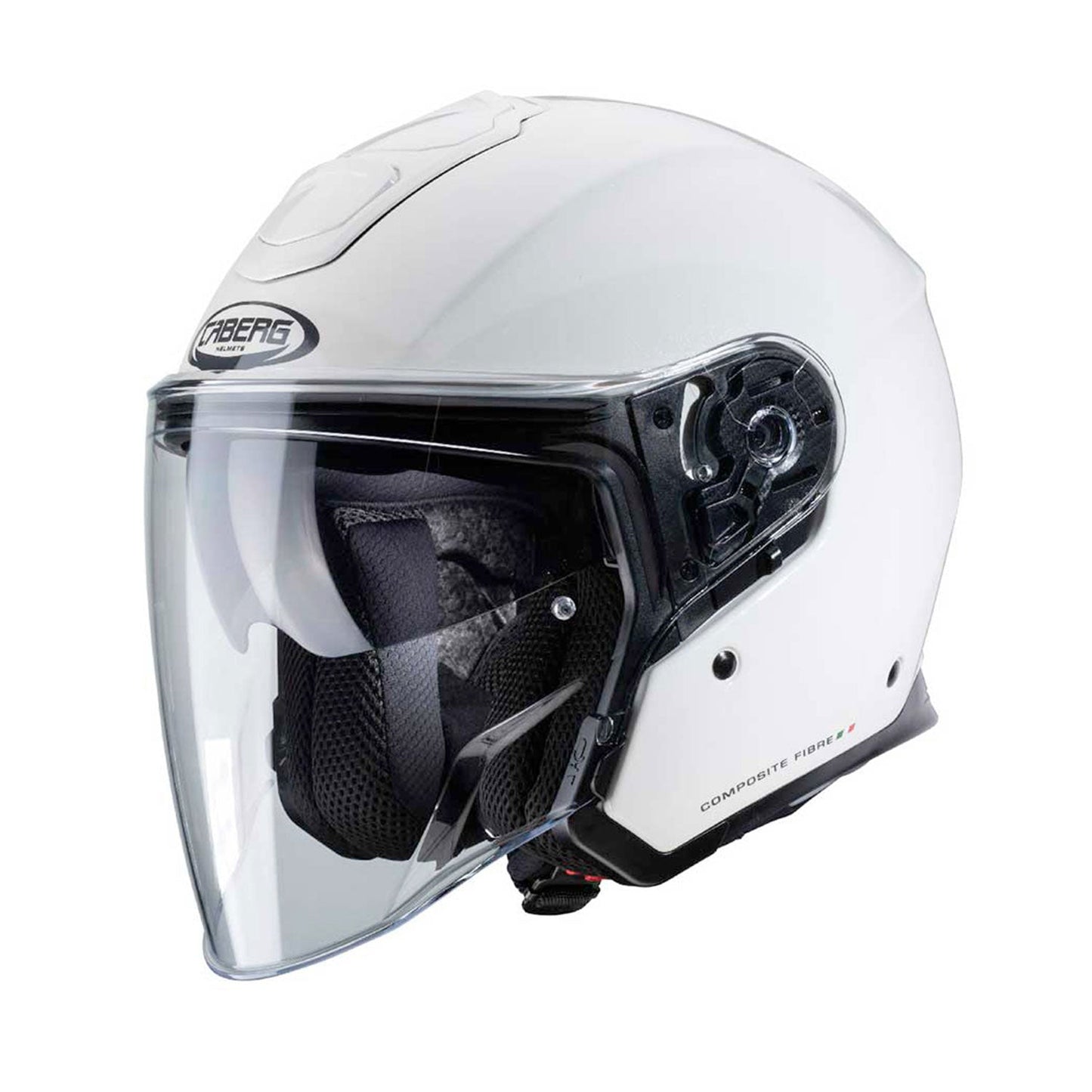 Caberg Flyon Helmet White Metal Gloss