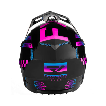 FXR Clutch Helmet Gladiator Candy Blue/Pink Matt