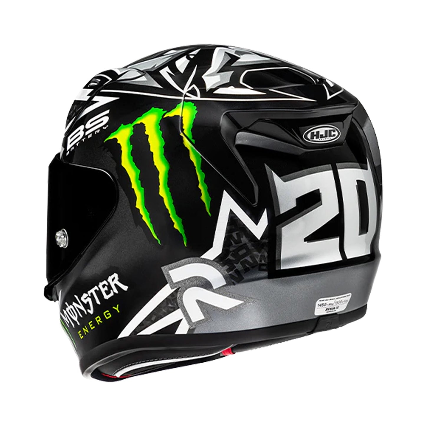 HJC Rpha12 Helmet Quartararo Replica MC5 Black/Grey Gloss