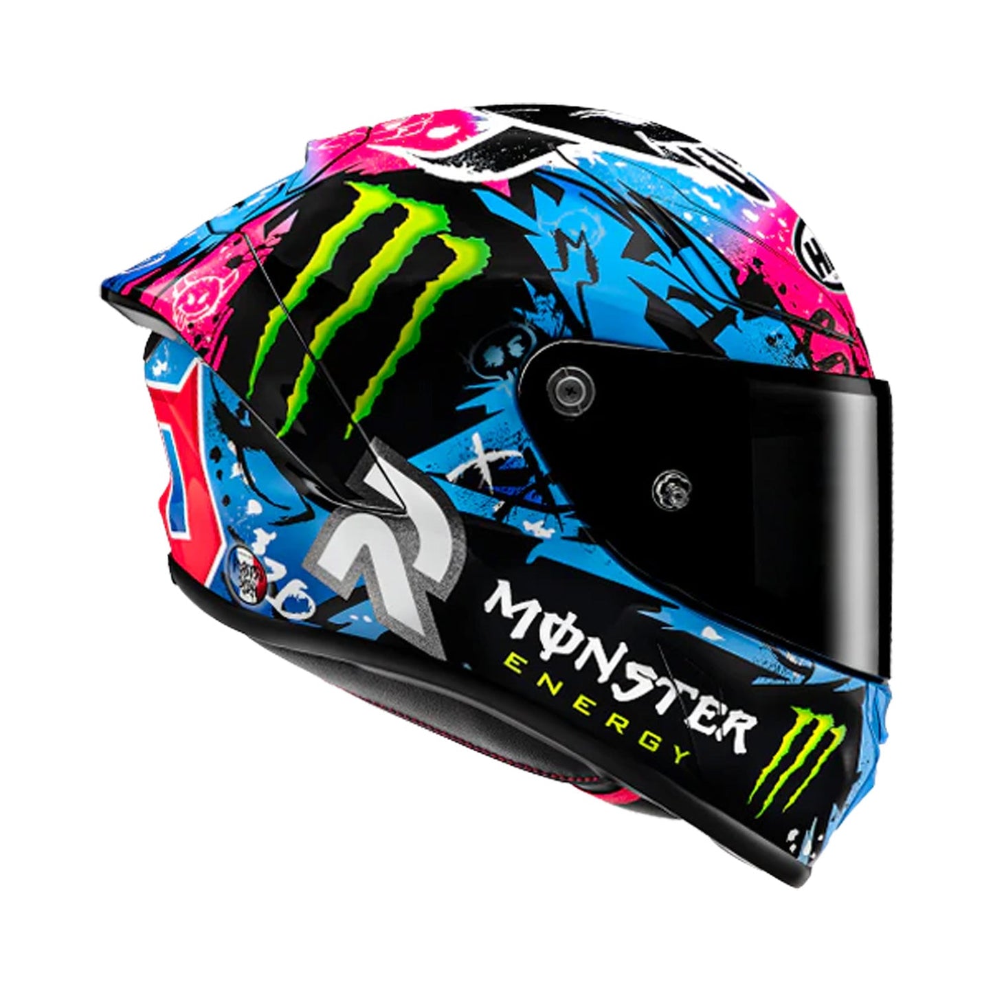 HJC Rpha1 Helmet Quartararo Le Mans Special 2024 Blue/ Pink