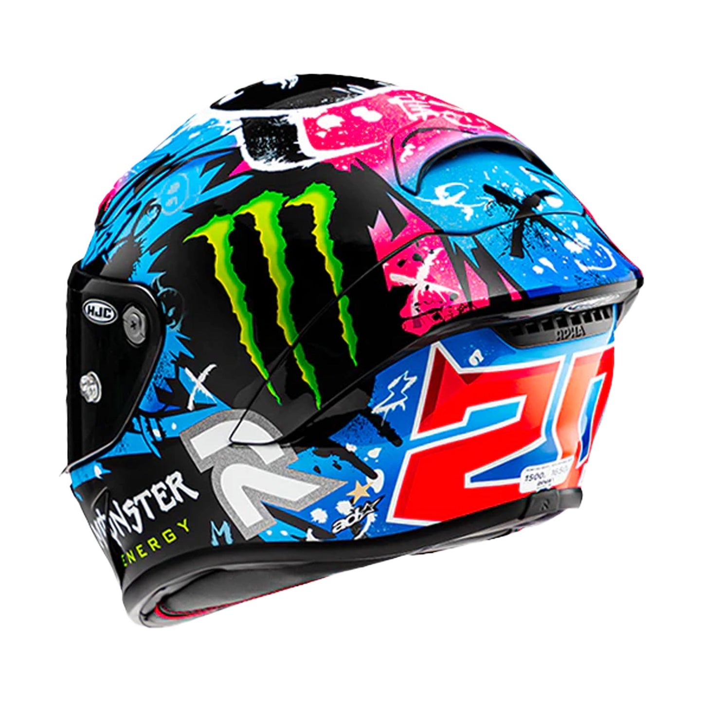HJC Rpha1 Helmet Quartararo Le Mans Special 2024 Blue/ Pink