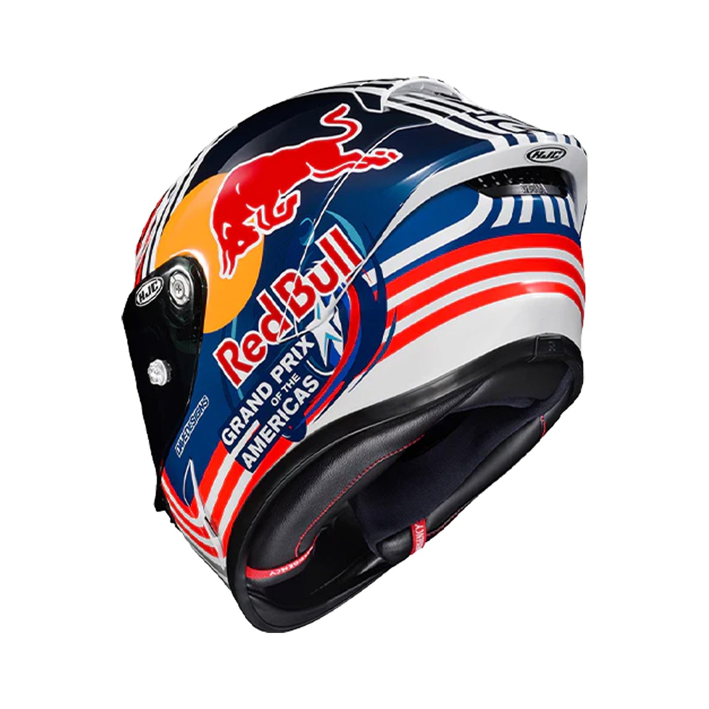 HJC Rpha1 Helmet Red Bull Austin GP Blue/White/Red Gloss