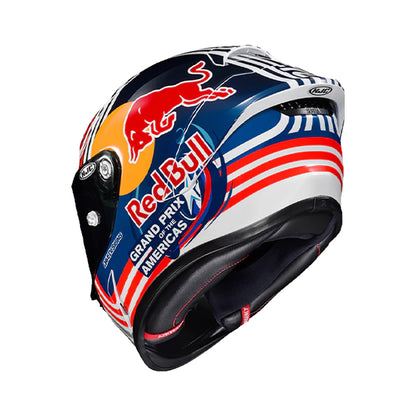 HJC Rpha1 Helmet Red Bull Austin GP Blue/White/Red Gloss