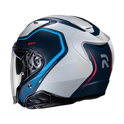 HJC Rpha31 Helmet Kouv MC21SF White/Blue/Red Matt