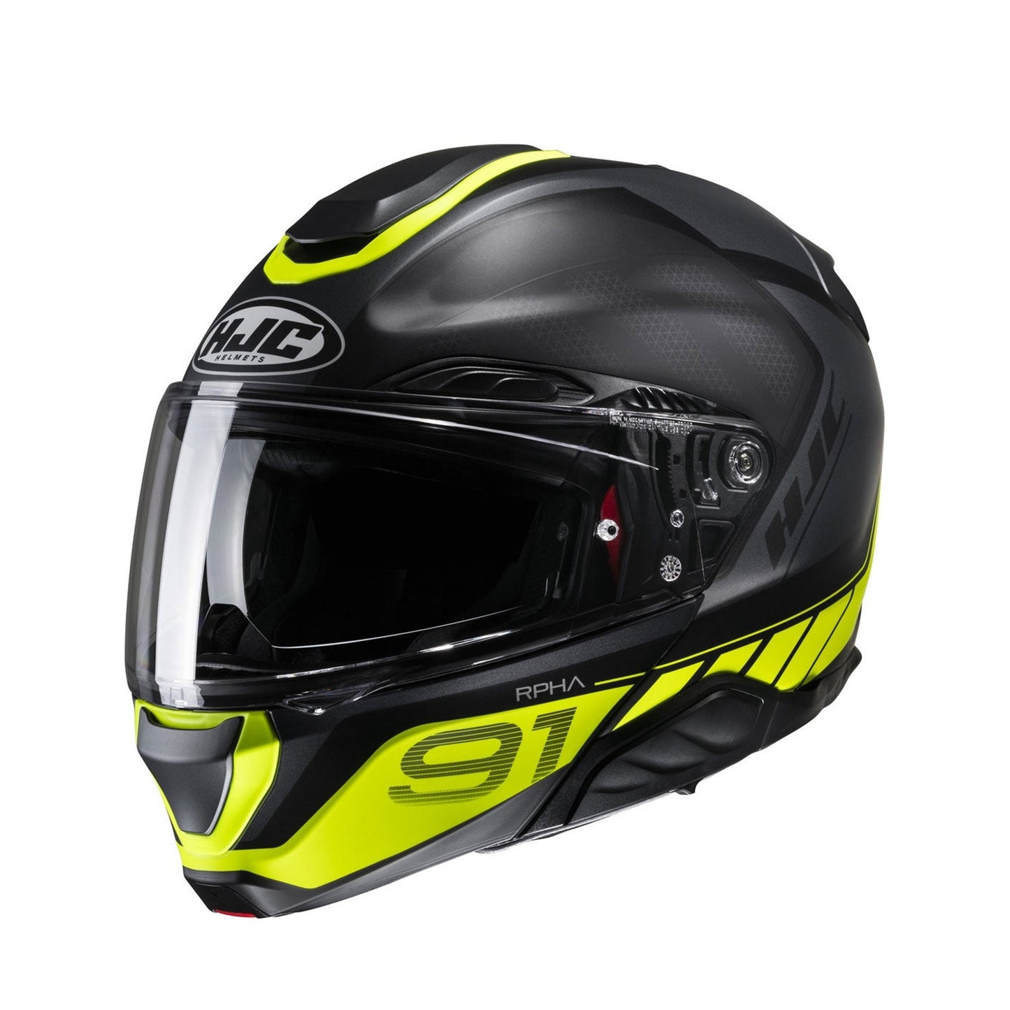 HJC Rpha91 Helmet Rafino MC3HSF Black/Yellow Fluo Matt