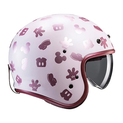 HJC V31 Helmet Disney Mickey MC8SF White/Pink Matt