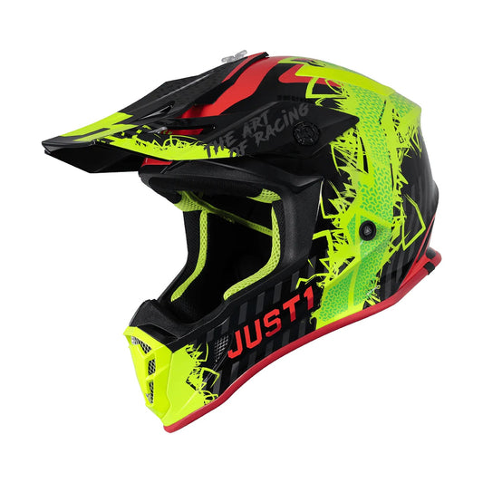 Just1 J38 Mask Fluo Yellow Red Black