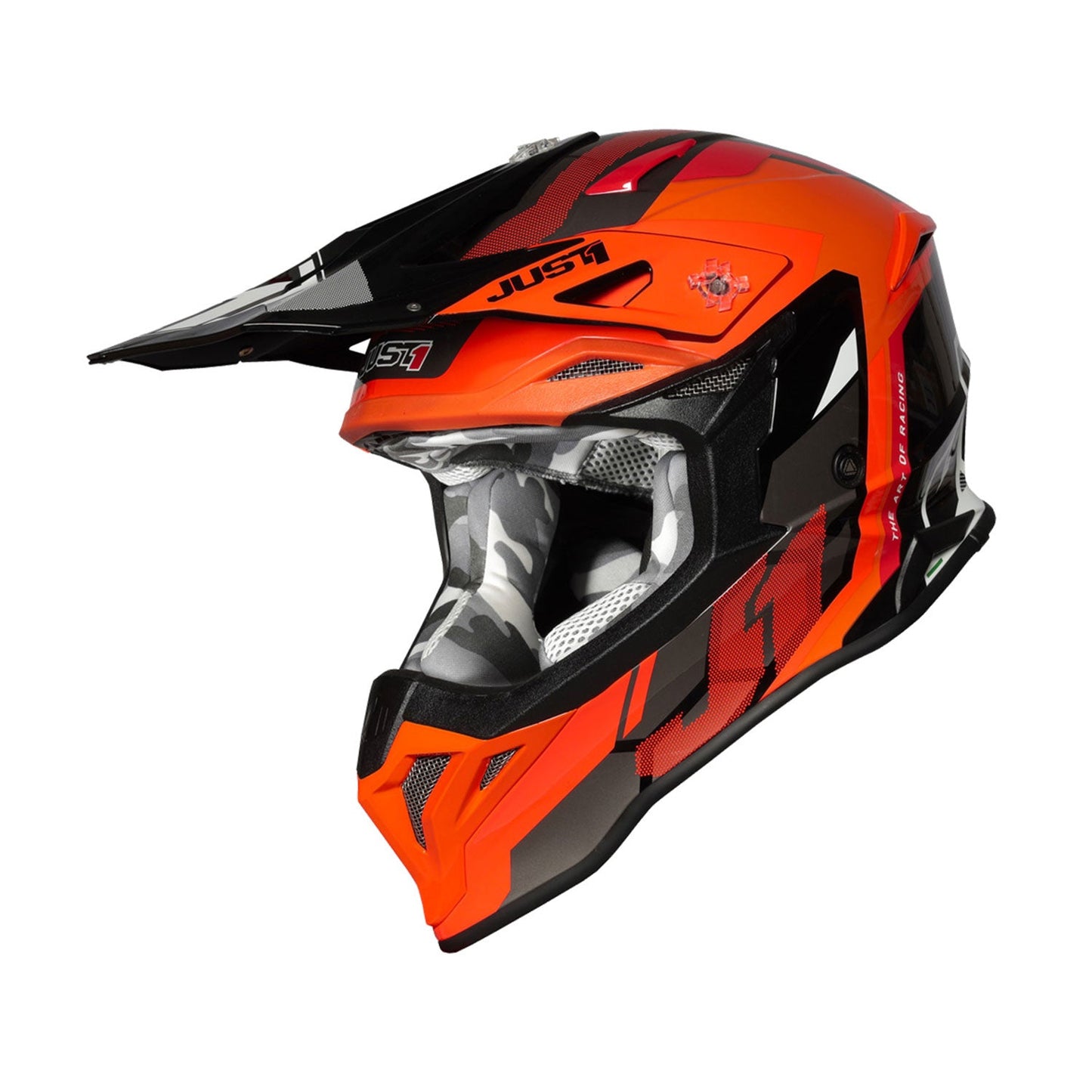 Just1 J39 Reactor Fluo Orange Black Gloss