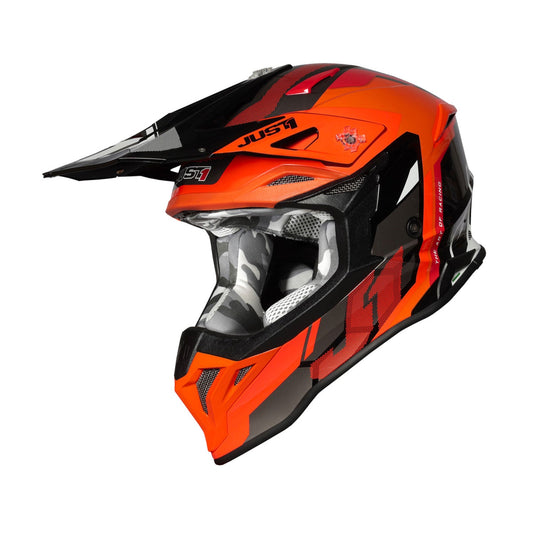 Just1 J39 Reactor Fluo Orange Black Gloss