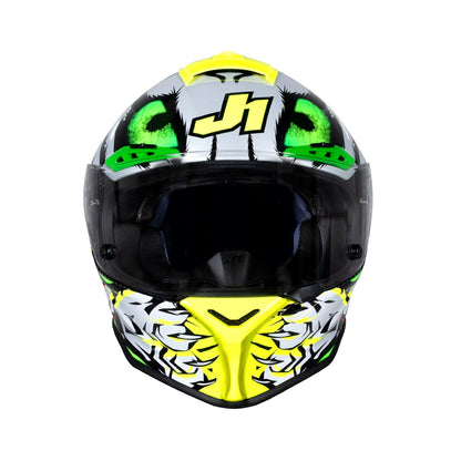 Just1 J-Gpr 22.06 Bassani Replica Carbon Green/Yellow Fluo Gloss
