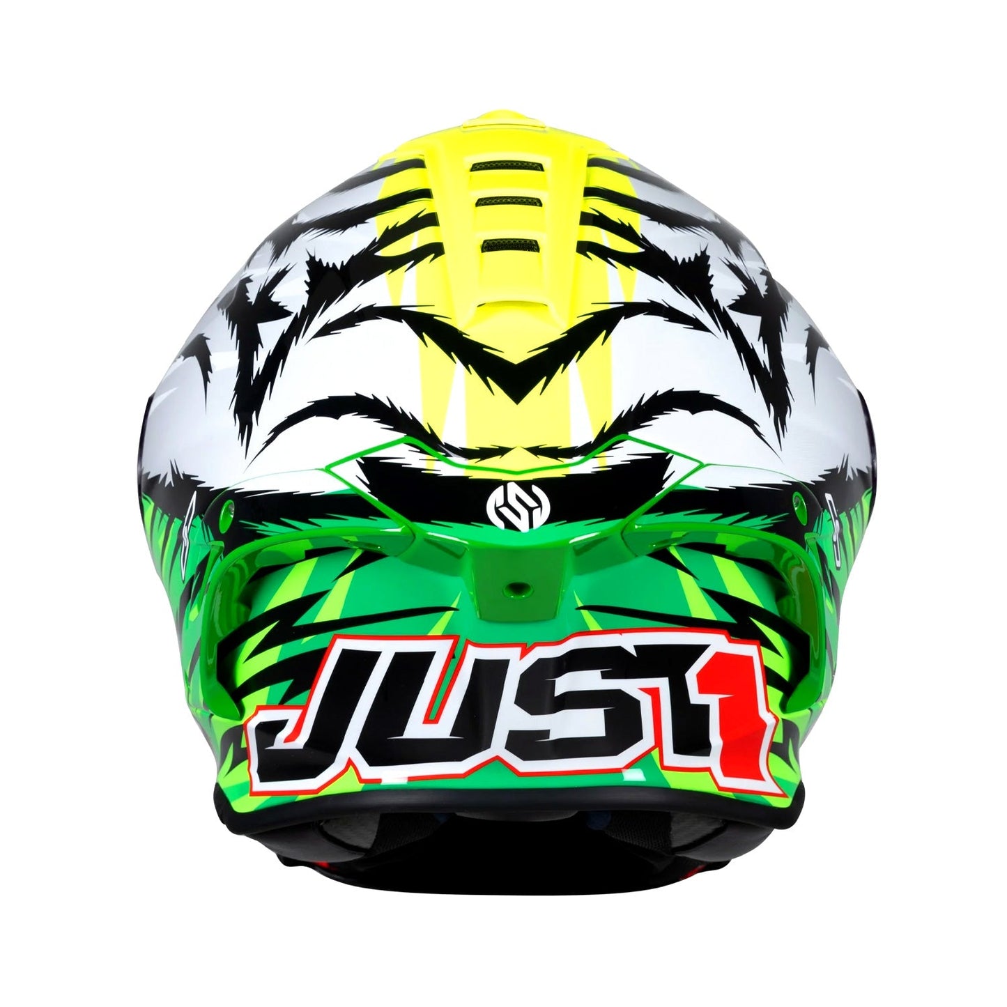 Just1 J-Gpr 22.06 Bassani Replica Carbon Green/Yellow Fluo Gloss