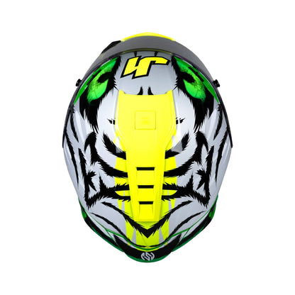 Just1 J-Gpr 22.06 Bassani Replica Carbon Green/Yellow Fluo Gloss