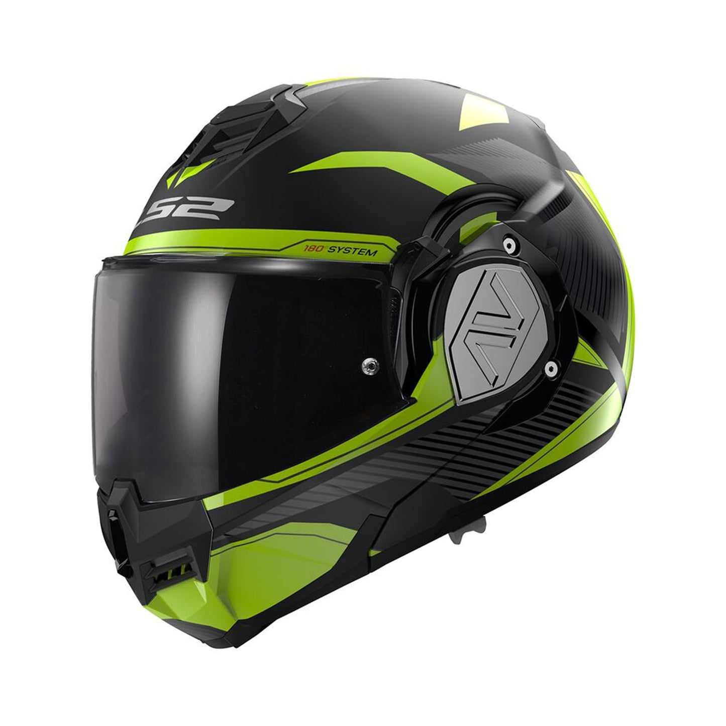 LS2 Advant Helmet Revo Matt Black/Yellow Fluo Matt