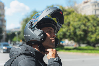 LS2 Strobe II Helmet Solid Matt Black