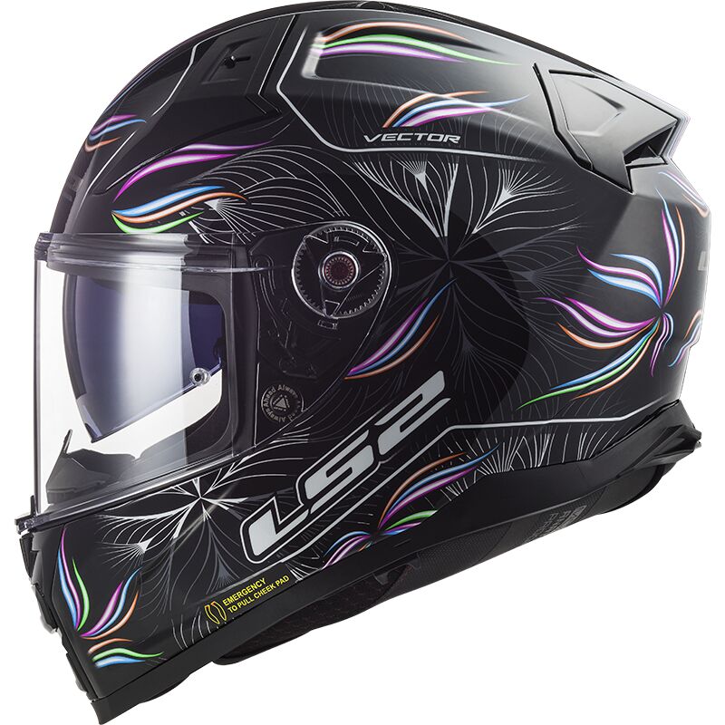 LS2 Vector II Helmet Tropical Black/White