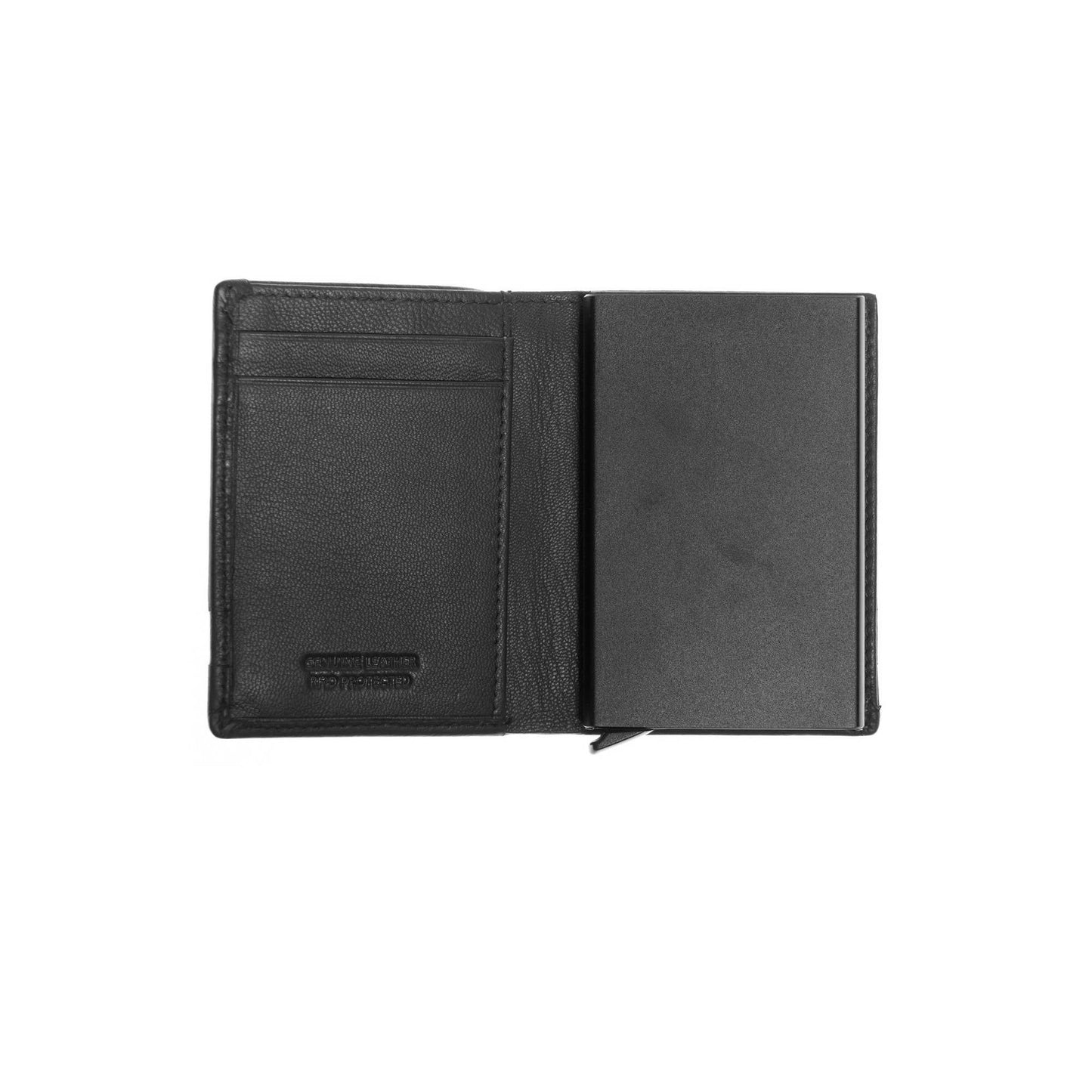 Momodesign portacarte Dollaro in vera pelle nera