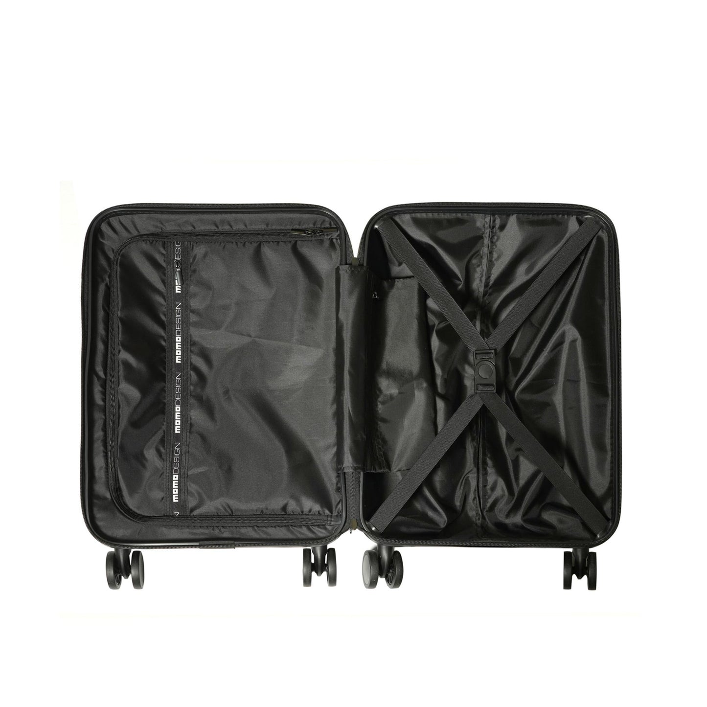 MOMODESIGN Trolley piccolo nero decal bianca