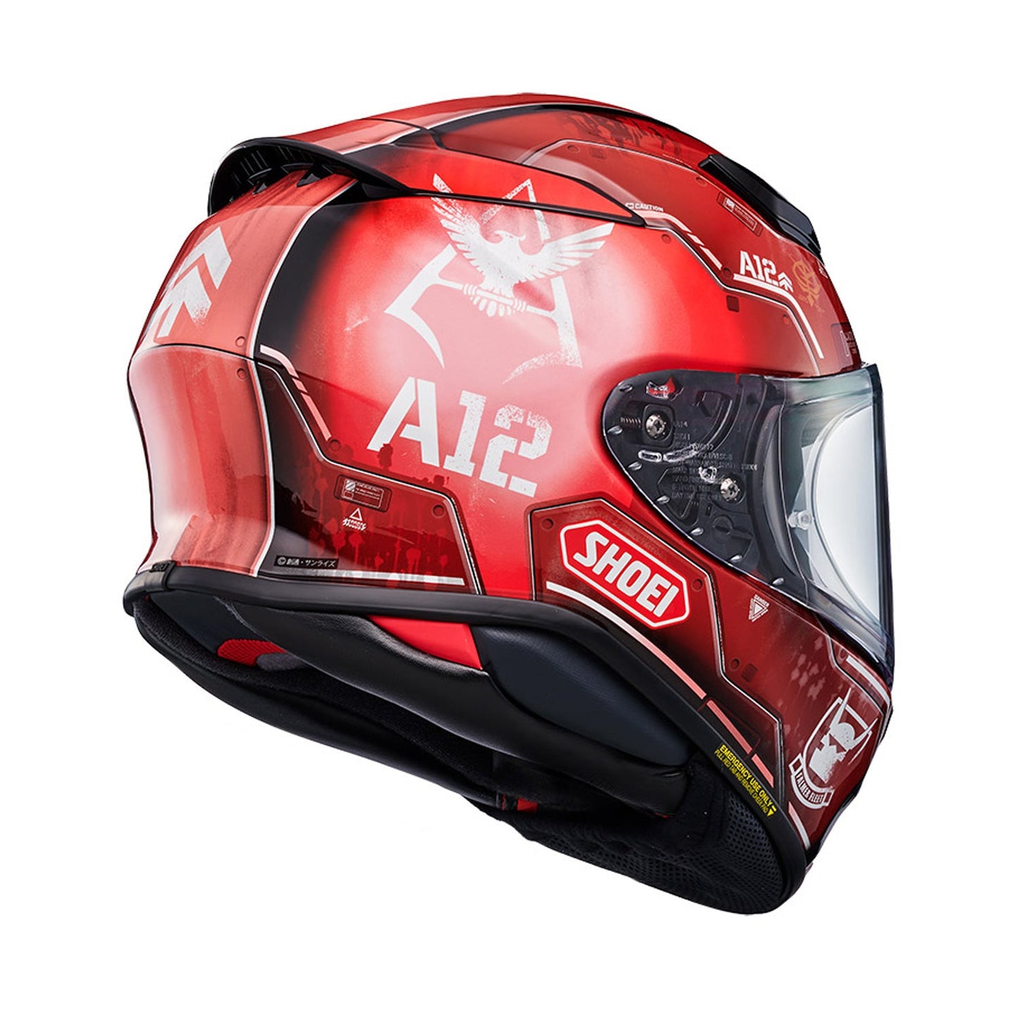 Shoei NXR2 Helmet Char's Zaku II TC-1 Red Gloss