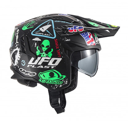 UFO Sheratan Cross Jet Helmet Legendary Edition Matt