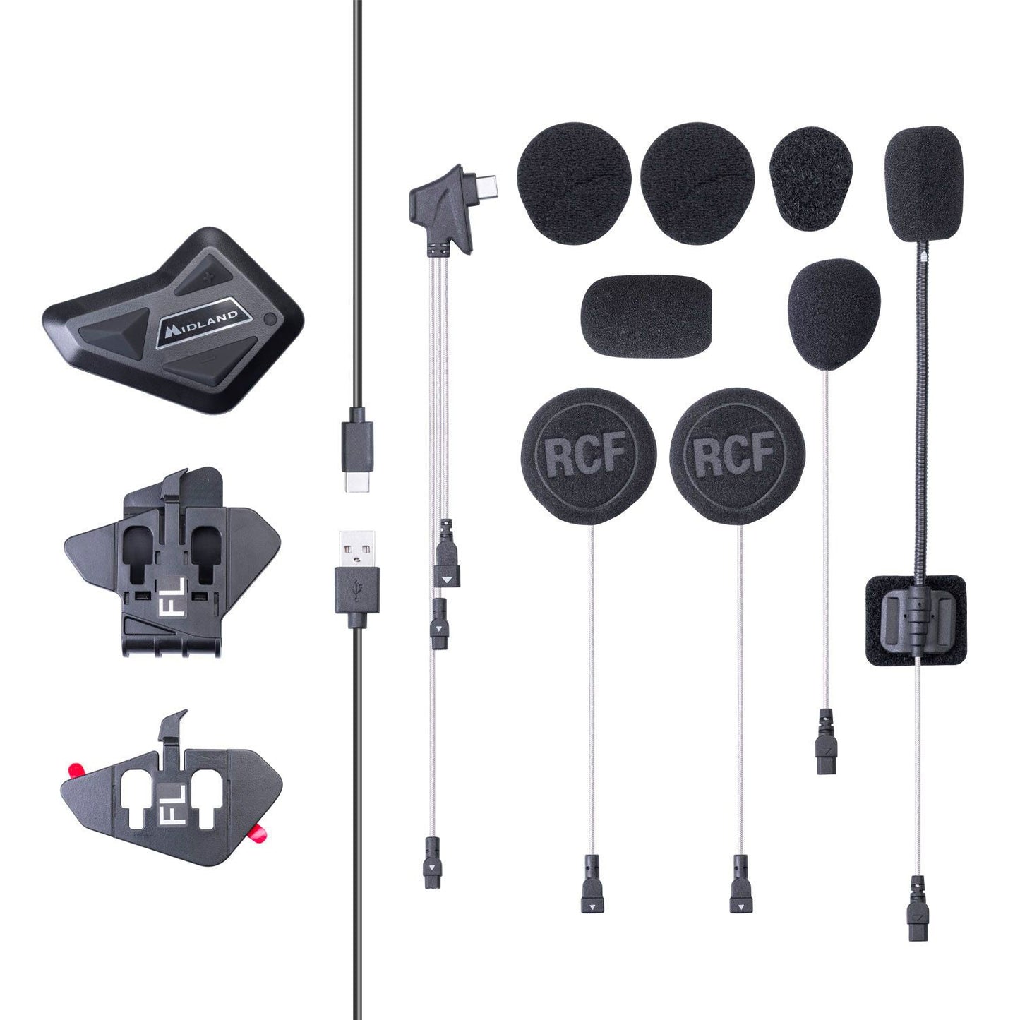Midland BT Mini Singolo Intercom interfono moto